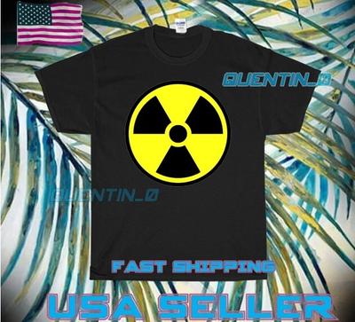 NEUES Shirt NUKLEARE STRAHLUNG STRAHLENSYMBOL LOGO T-Shirt LUSTIG GRÖSSE S-5XL