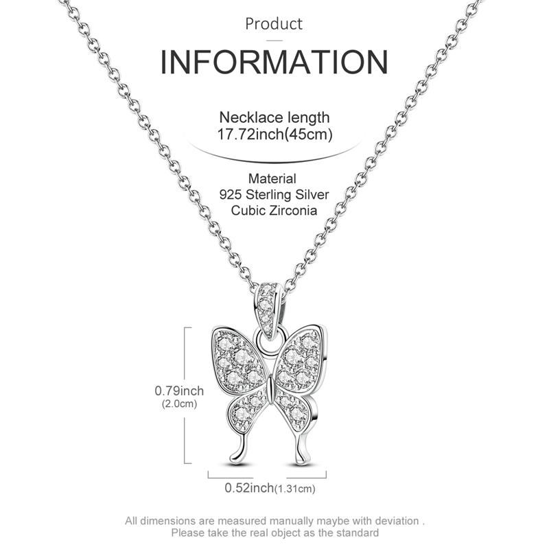 925 Silver Necklace Four-leaf Clover Zircon Pendant Necklace for Women Anniversary Birthday Jewelry Gifts