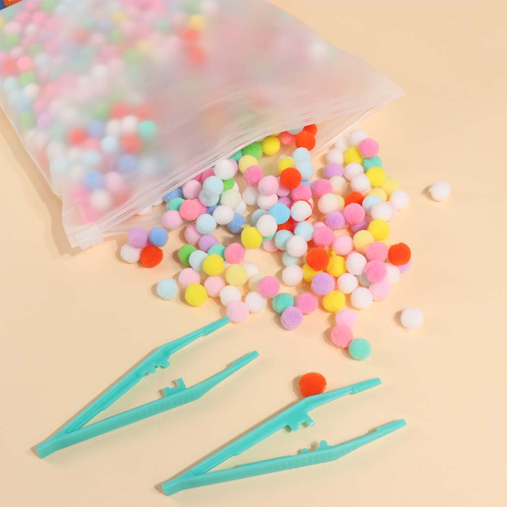 Hairball Animal Pompom Art Kit Handmade Material Pompom Crafts Toy Kids Activity