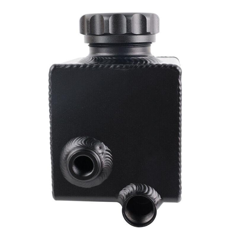 Aluminum Power Steering Pump Fluid Reservoir Tank Sandblasting for V6 V8 VT VX VU VY VZ VE LS1 LS2 Silver Black