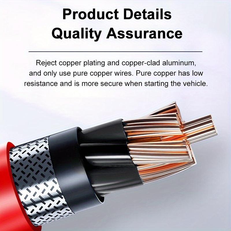 EAFC Portable Car Jump Starter, Emergency Power Bank Mobile Power Supply - 12V Emergency Battery Booster Charger