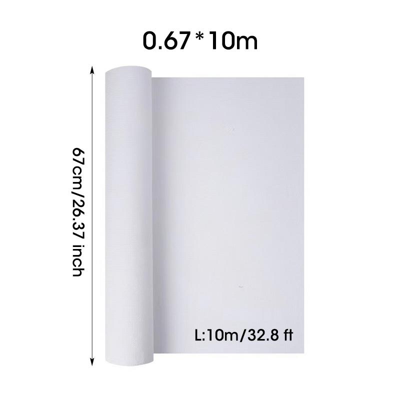 100% Baumwoll-Canvas-Rolle, 10 Meter (32,8 Fuß) Lange, Leere Leinwand zum Malen, Säurefrei, Ideal für Öl, Acryl, Kunstprojekte