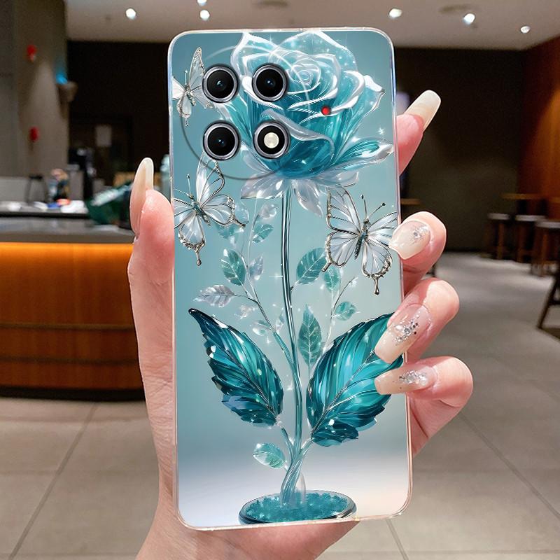 For Tecno Camon 30S Case Funda Tecno Camon 30s Pro Phone Cover CLA6 CLA5 Flower Butterfly Thin Case Soft Silicone TPU Coque Capa
