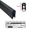 Customizable EPDM U-Shaped Rubber Sealing Strip for Electrical Cabinets and Car Doors