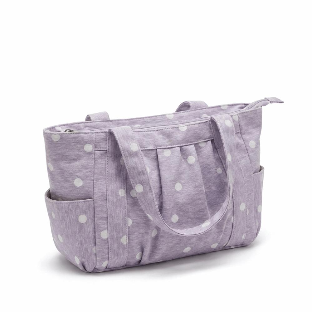 Canvas Polka Dot Shoulder Bag Sweet Handbag Versatile Tote Bag Women