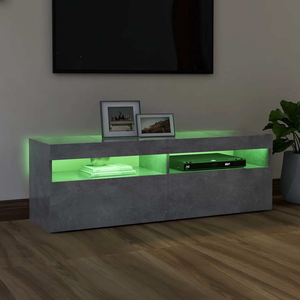 Moderne, Minimalistische TV-Schränke Mit LED-Beleuchtung Für Wohnzimmer Und Schlafzimmer, Aufbewahrungssideboards, 120x35x40 Cm