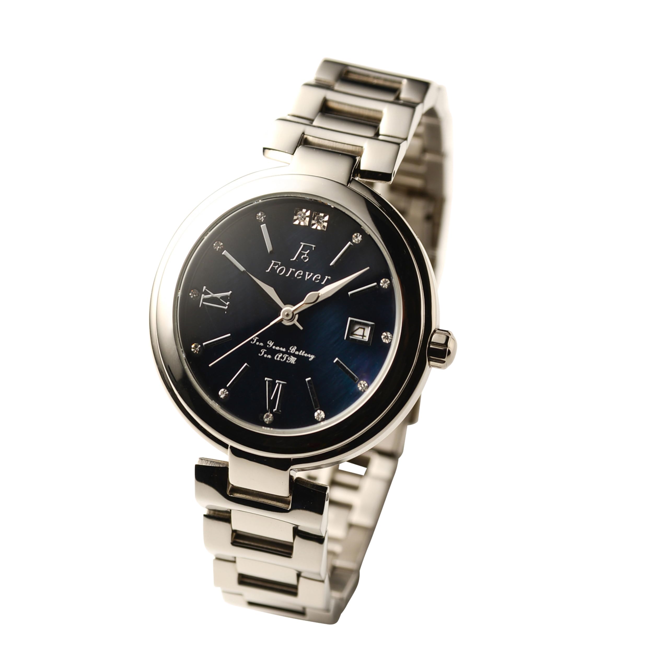 

Мужские часы, водонепроницаемость 10 АТМ, 10-летний механизм, [японский механизм], [долговечные], циферблат из ракушки, простой инструмент для регулировки ремешка в комплекте, FOREVER