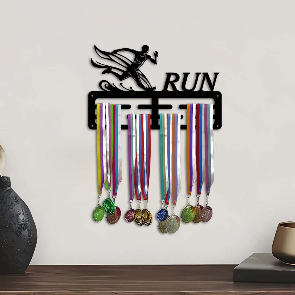 Wall Mount for Medals, Quick Assembly, Versatile Medal Organizer Mounting
