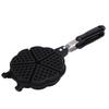 Waffle Maker Pan Make 5 Mini Heart Shaped Waffles Small Kitchen Stovetop Waffle Baking Pan for Family Breakfast