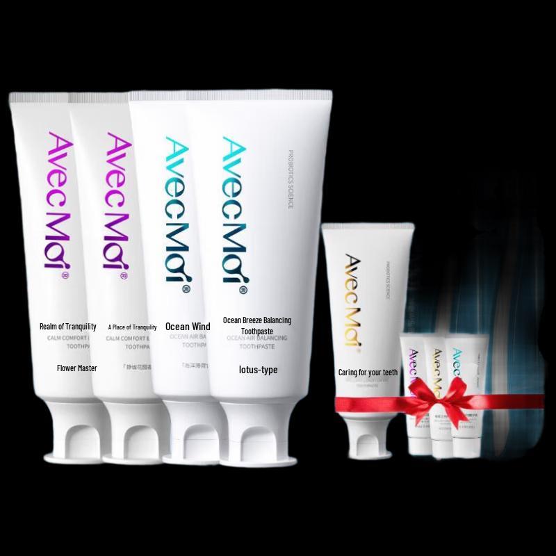 Avec Moi Whitening Toothpaste 4-Pack