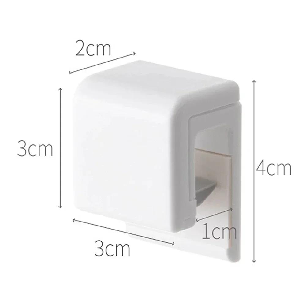 Bathroom Supplies Punch-free Toothbrush Holder Wall-mounted Toothpaste Holder Storage Rack Storage Box Bathroom Accessories Home