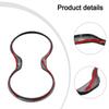 Stylish Carbon Fiber Cup Holder Trim For Guide 2017 Auto Cup Holder Decorative Cover Car Interior Accessories ABS