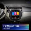 9.7 Inch For Nissan Tiida 2011-2015 4G Car Radio Android Auto GPS Navigation Multimedia Player Video Output 5G WIFI 2din DVD