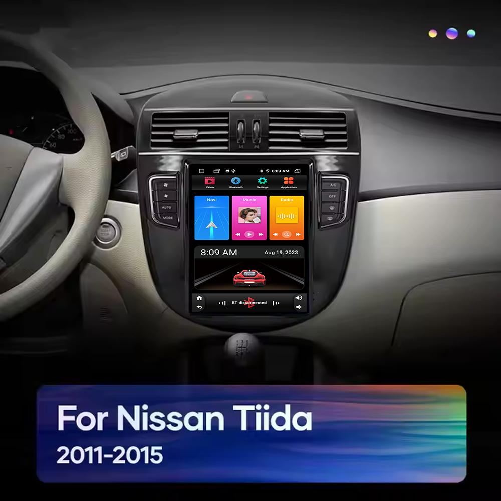 9.7 Inch For Nissan Tiida 2011-2015 4G Car Radio Android Auto GPS Navigation Multimedia Player Video Output 5G WIFI 2din DVD