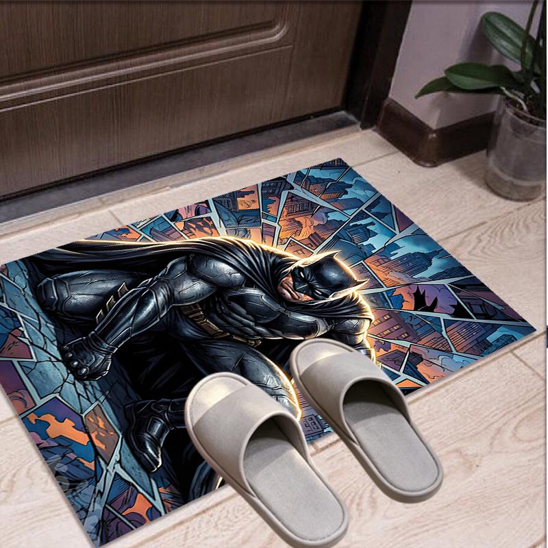 Batman Pattern Rug, Indoor/Outdoor Mat, for Picnic, Gameroom, Bedroom, Office, Living Room, Home Decor Carpet, Birthday Gift
