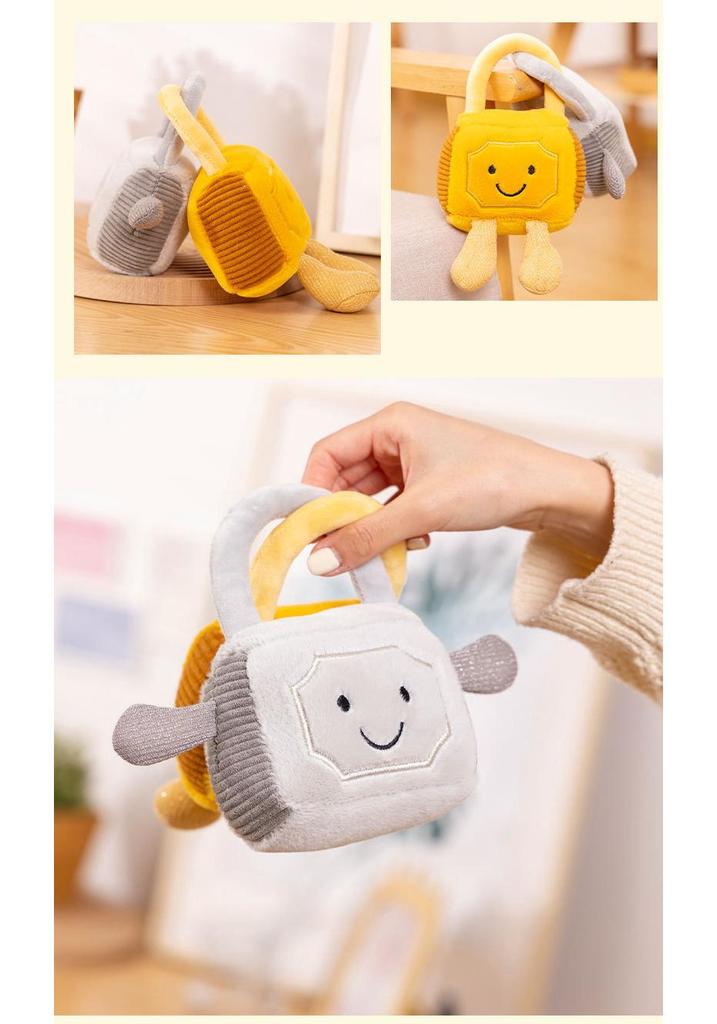 Creative Lock Plush Doll - Unique Gift for Girlfriend or Wife on Valentine's Day.