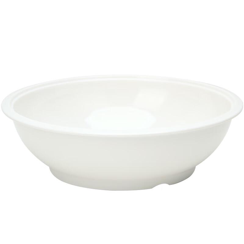Qianxing White Melamine Deep Soup Bowls (Set of 5)