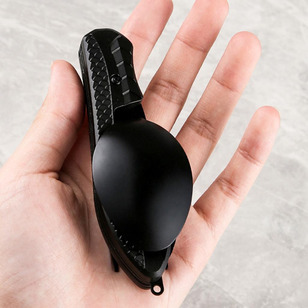 4 in 1 Camping Utensilien Edelstahl Faltbar Abnehmbar Multifunktions Multitool Messer für