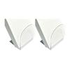 Acrylic Bookends for Shelves Acrylic Bookends Set Heavy Duty Decorative Book Holders Transparent Shelf for Books for Bookshelves