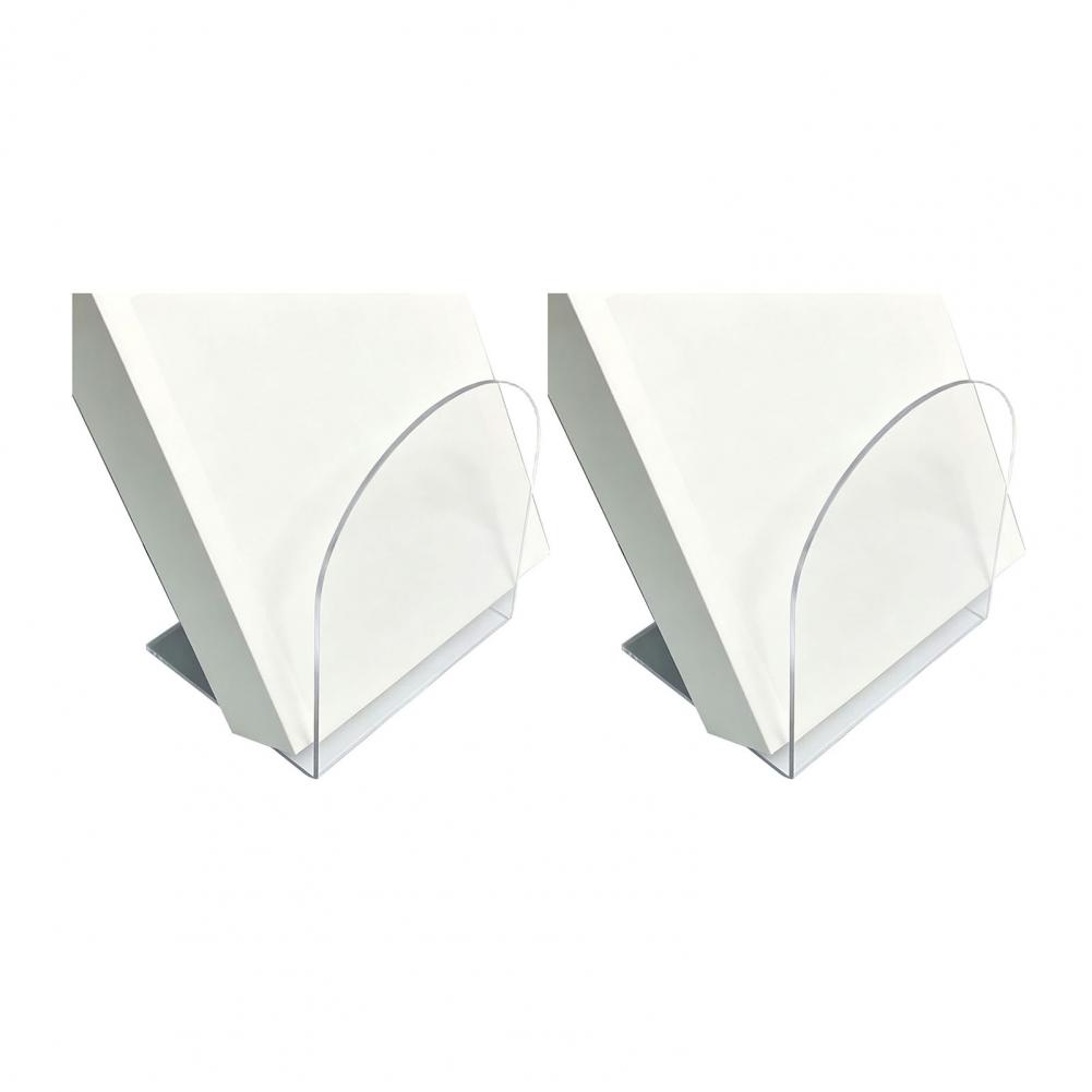 Acrylic Bookends for Shelves Acrylic Bookends Set Heavy Duty Decorative Book Holders Transparent Shelf for Books for Bookshelves