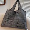 Eco-Friendly Foldable Single Shoulder Grocery Bag for Women, Large Capacity