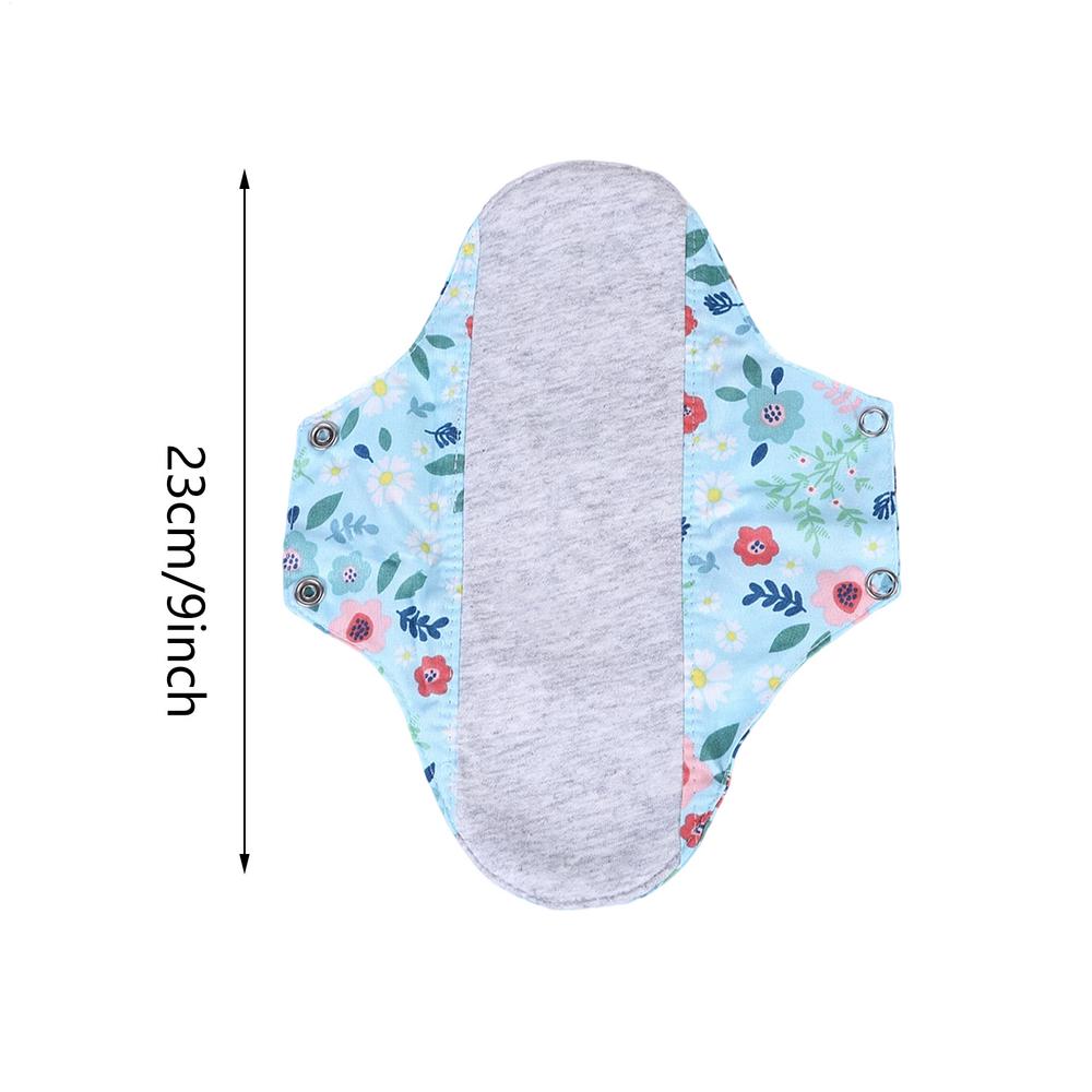 Period Pads Reusable Leak Proof Sanitary Pads Menstrual Cloth Pads Washable Breathable Period Cotton Washable Sanitary Napkin