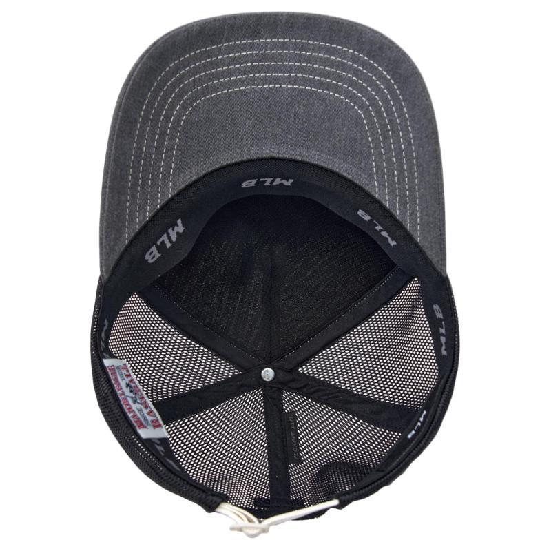 MLB Cotton, Polyester Baseball Caps Unisex Gray Fashion 3AMCV0153-43GRD