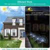 Solar LED Lights Solar Firework Fairy Light Outdoor Garden Decor Pathway Lights Waterproof Yard Lawn Patio Landscape Decor Light