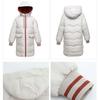 Mittellange Daunenjacke für Damen Lockere Baumwollwattierte Jacke Winterbekleidung Warme Baumwollwattierte Jacke