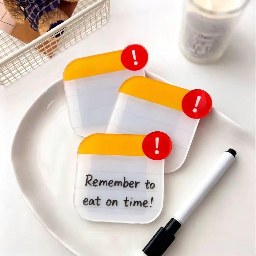 Erasable Dry Erase Note Board Fridge Memo Magnet Refrigerator Note Board New Magnetic Memo Board