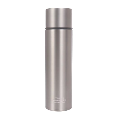 THERMOS Water Bottle Bottle Thermal/Cold Vacuum Insulated Titanium Bottle 0.5L FJN-500T TGY (Silver/FF/Men's, Lady's, Jr)