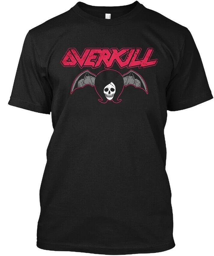 New Popular! Overkill American Thrash Groove Music Retro Logo T-Shirt Size S-5XL XXXXL