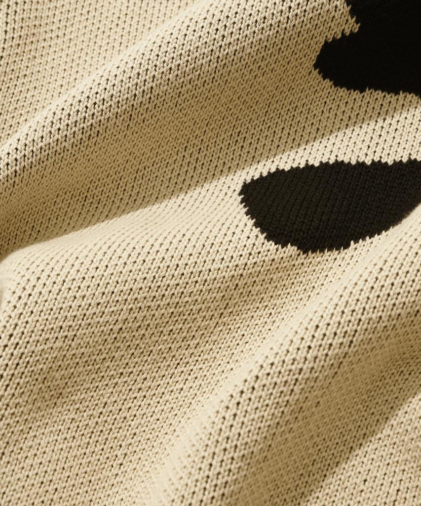 Seuweideu Skull Cowichan Sweater [Beige]