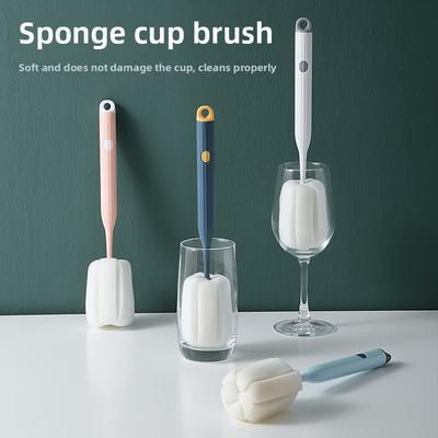 Long-handled Cup and Bottle Cleaning Brush for Household Use