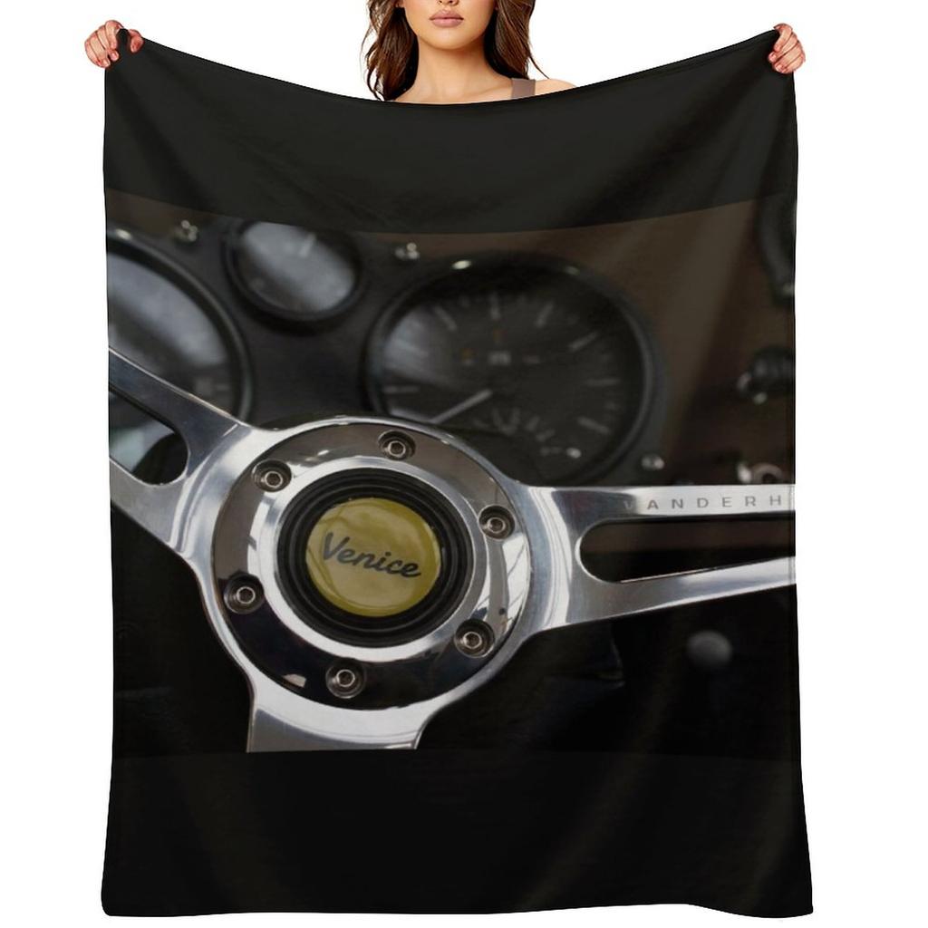 Vanderhall Venice GT Throw Blanket Multi-Purpose Bed Fashionable Sofa Quilt Softest Blankets