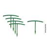 4/8set Plastic Plant Support Pile Stand Plant Support Pile for Flowers Greenhouses Arrangement Fixing Rod Holder Garden Tools