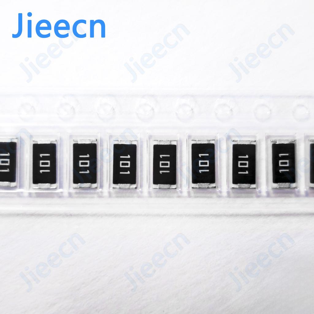 Jieecn 50pcs 2010 J 5% SMD Resistor 0R-10M 3/4W 0 1 10 100 150 220 330 ohm 1K 2.2K 4.7K 10K 100K 1R 10R 100R 150R 220R 5025
