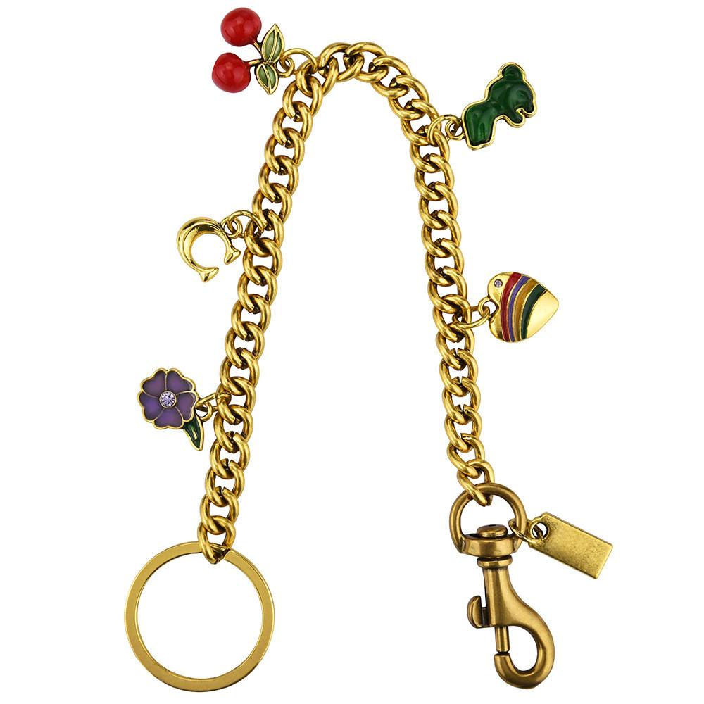 Style Fruit Pendant Bag Charm With Metal Chain For Women