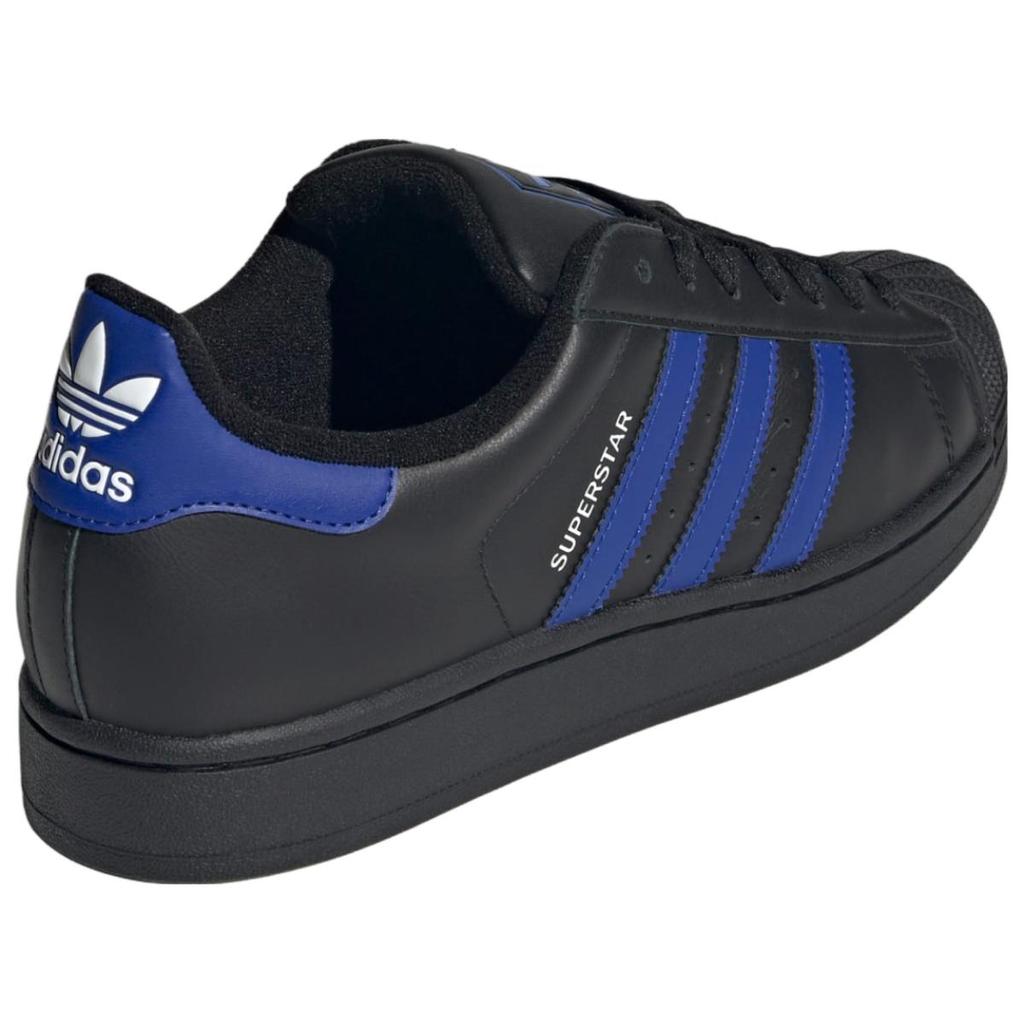 adidas Superstar 2 Black Semi Lucid Blue Unisex Sneakers Core-Black Cloud-White JR1632