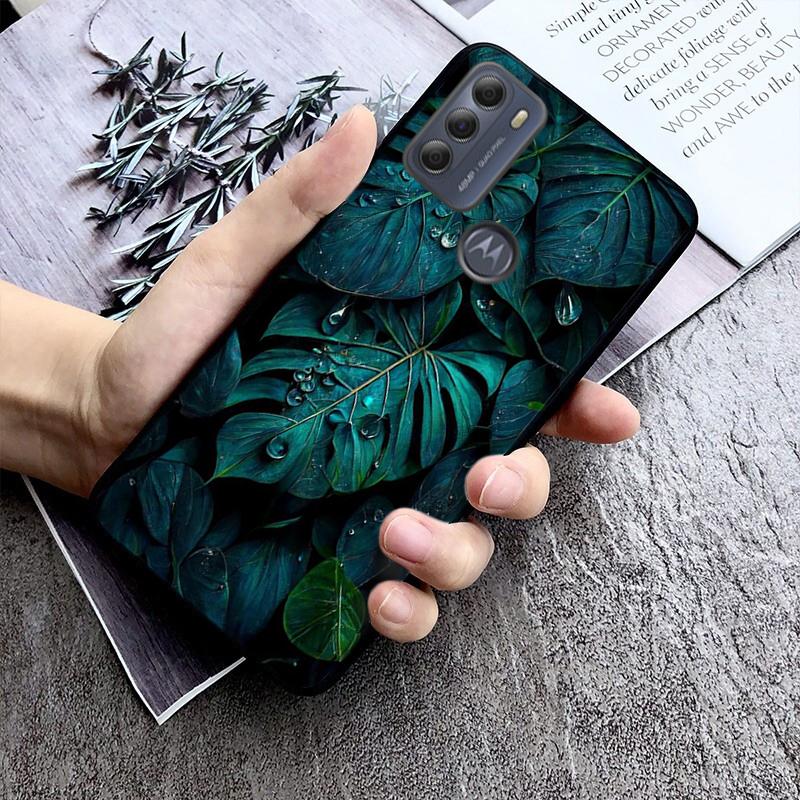 Tropical Leaf Palm Leaves Phone Case For Moto G84 G23 G24 G31 G32 G41 G51 G52 G53 G54 G71 G82 G42 G62 G200 G Play G Stylus