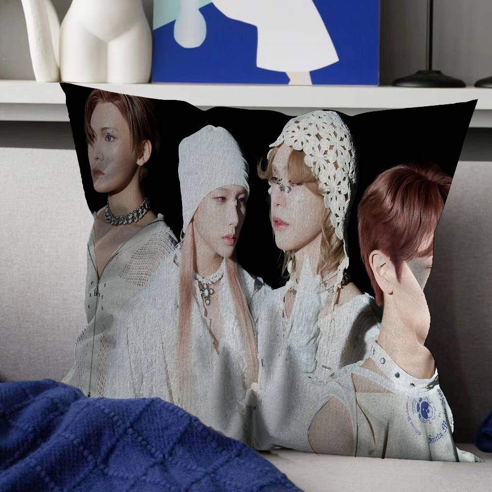 Popular Kpop Group XXLov Cushion Cover Pillow Cover Decor Pillowcase Printed Cushion Case for Couch