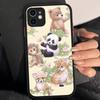 Wildflower Safari Bärenbaby Handyhülle Für IPhone 16e 16 15 14 13 12 11 Pro Max X XS MAX Plus Spuerstar Mattes Cover