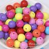 Eco-Friendly Acrylic Macaron Round Beads for DIY Jewelry Bracelets