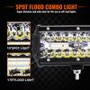 4/ 7 Inch 120W Combo Off Road Led Light Bars Spot Flood Beam for Work Driving Offroad Boat Car Tractor Truck 4x4 SUV ATV 12V 24V