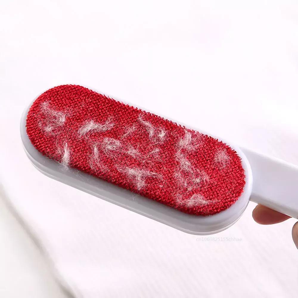 2 Sided Pet Hair Remover Brush Sticky Lint Roller Fur Zapper Cleaner for Clothes Dust Hairball Remover