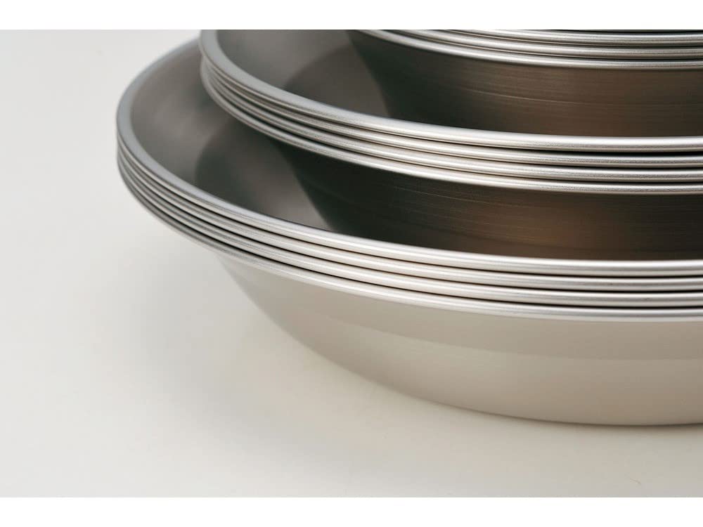 Snow Peak Stainless Steel SP Tableware Bowls (x 4)
