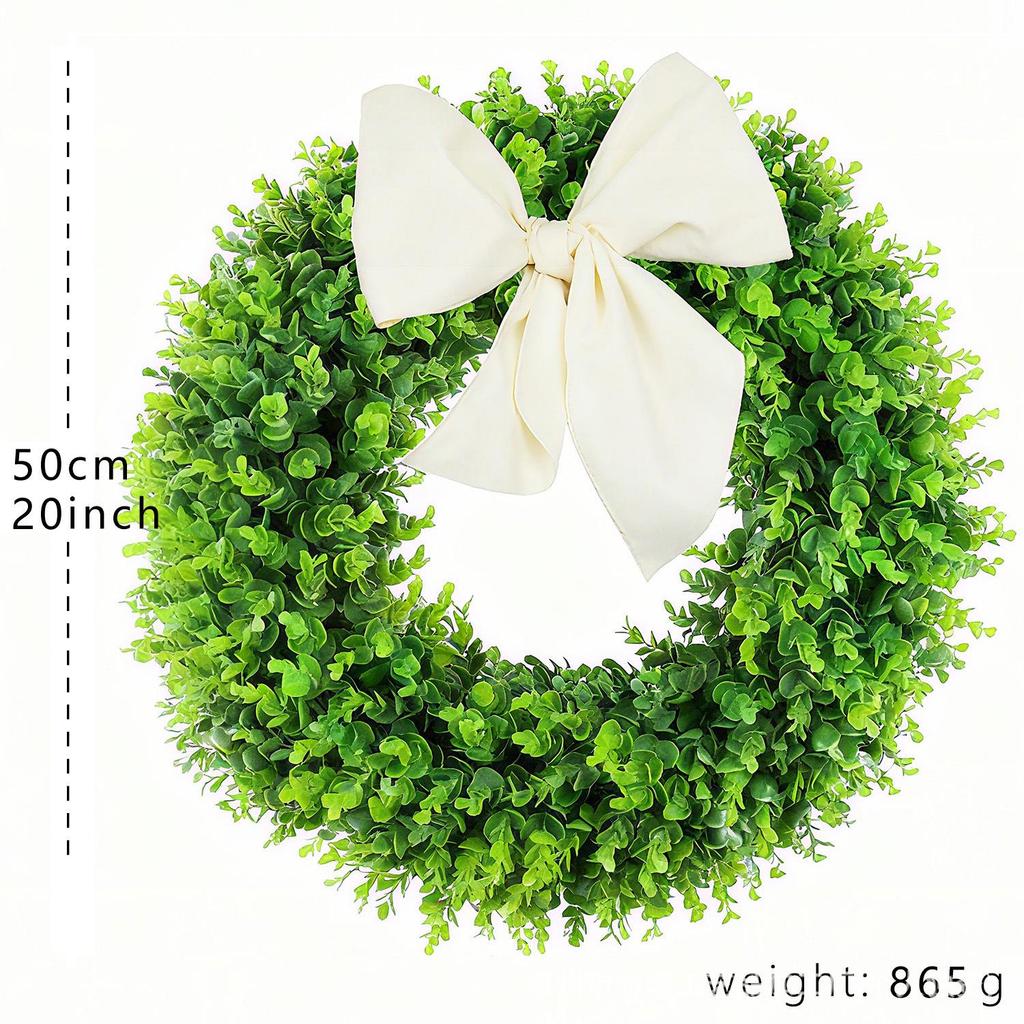 Eucalyptus Leaf Wreath – Spring & Summer Door Hanging Decoration