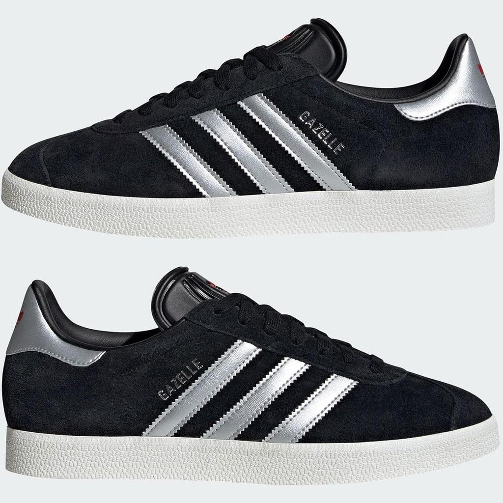 Adidas Gazelle Core Size Japan IF1826, Black/Silver Metallic/Off White, 27.0cm,