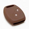 [IKT] (Honda Cars) Silicone Cover for Keyless Keys 2 Buttons Brown / Fit /