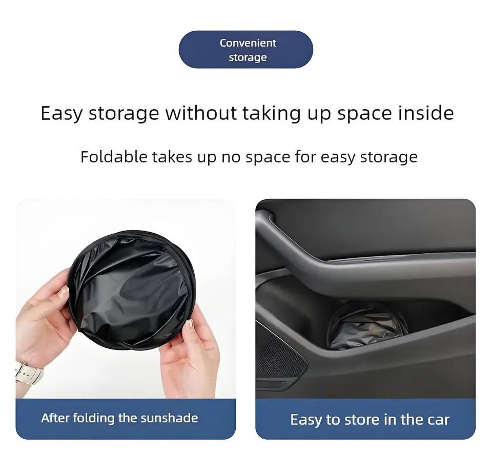 1Set Copertină Auto Autocolantă pentru Geam Lateral, Copertină de Soare pentru Mașină la Interior, Adsorbție Electrostatică, Perdea Laterală, Ecran Protector Termic pentru Mașină, Protecție Anti-Reflexie